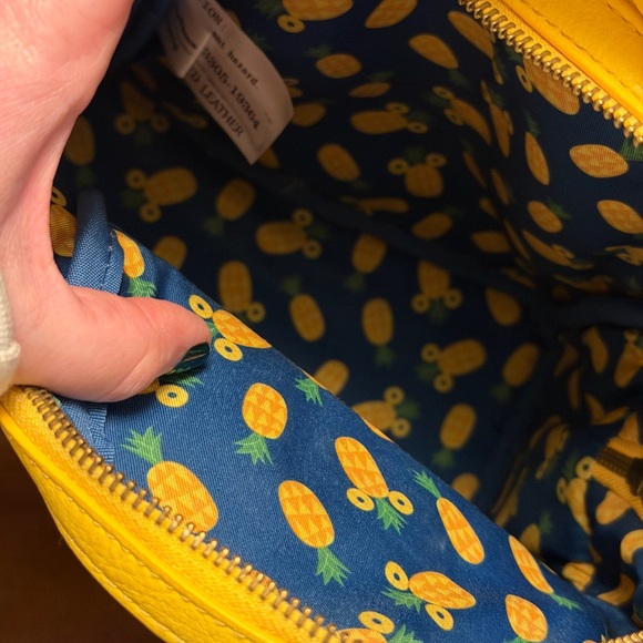 Loungefly Yellow Pineapple Backpack - Picture 5 of 6